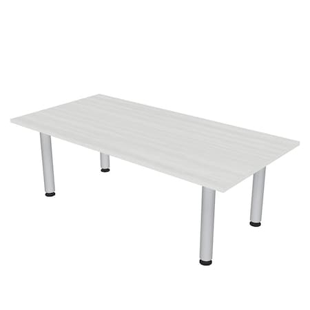 Skutchi Designs 35.5 in W, 59.5 in L, 29 in H, Engineered Wood Top, White HAR-REC-36X60-PT-WC